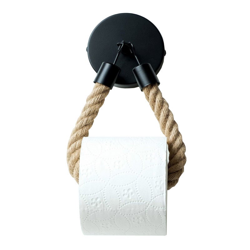 Uchwyt na papier toaletowy, odpowiedni do łazienki i kuchni Uchwyt na papier toaletowy Uchwyt na papier toaletowy (czarny)