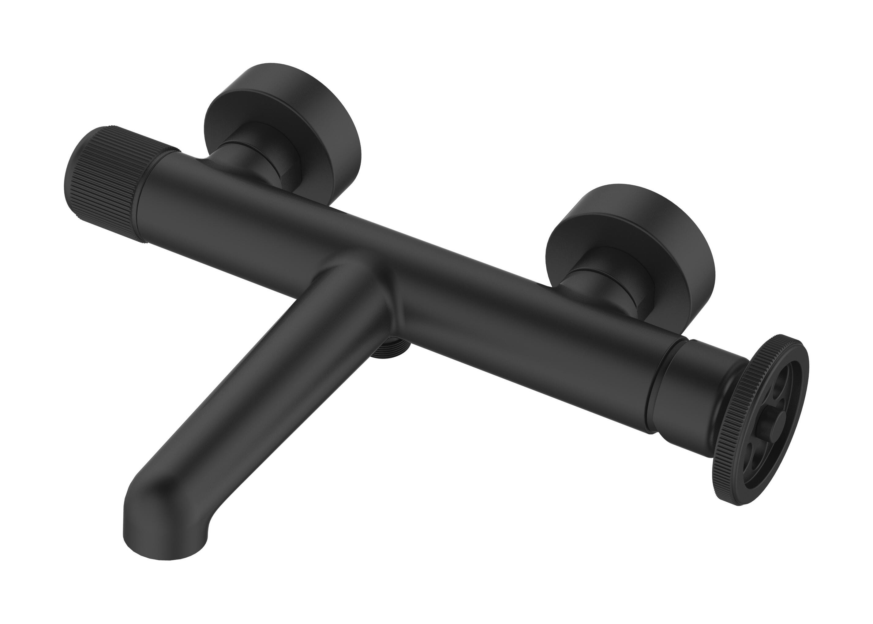 Mieszacz mechaniczny do wanny ESSEBAGNO Indus czarny mat