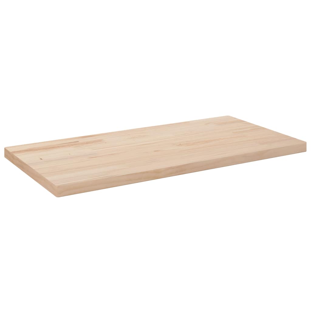 Blat Drewniany Surowy do Stołu 80x40 cm z Litego Drewna Sosnowego
