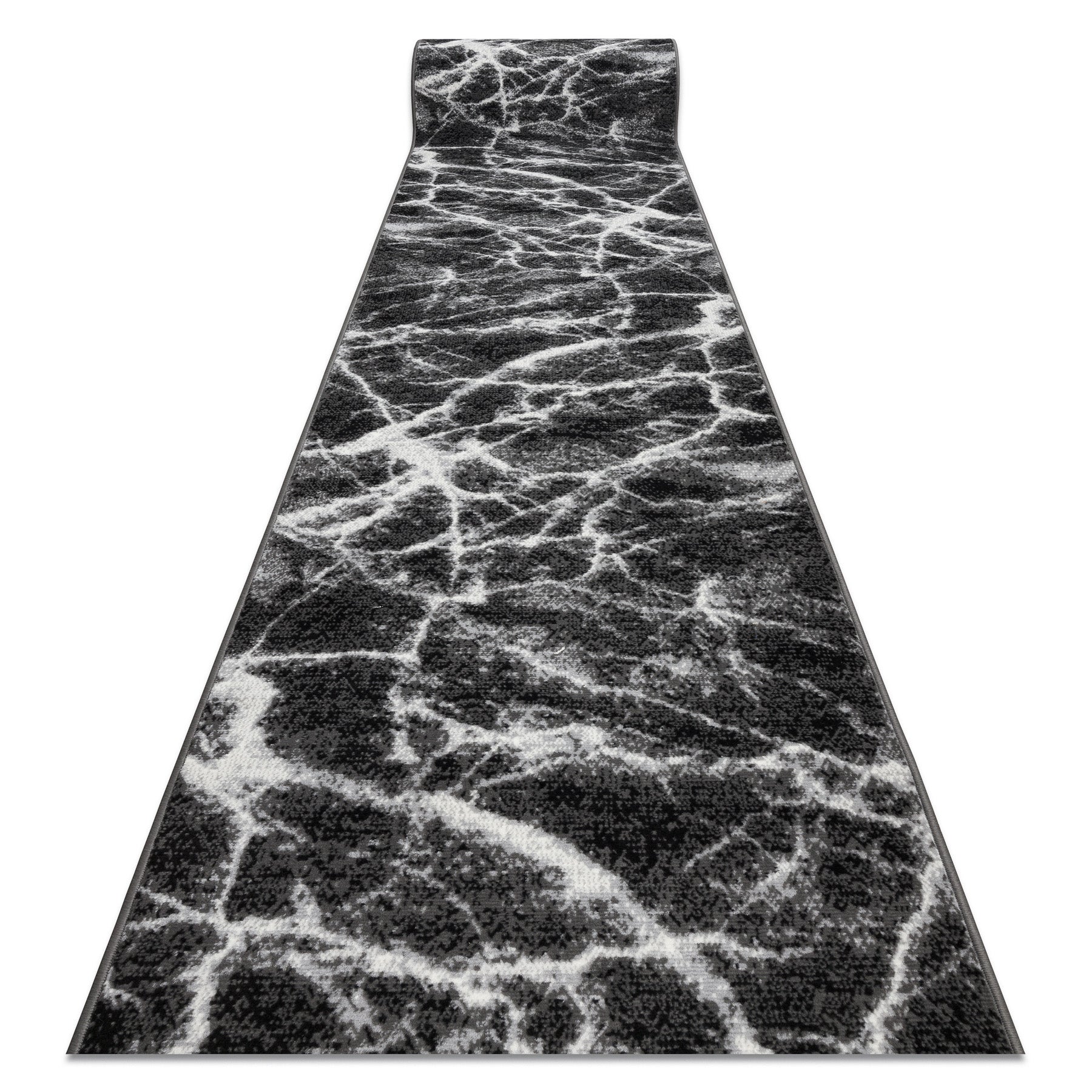 CHODNIK BCF MORAD Marmur antracyt / czarny 90 cm 90x820 cm