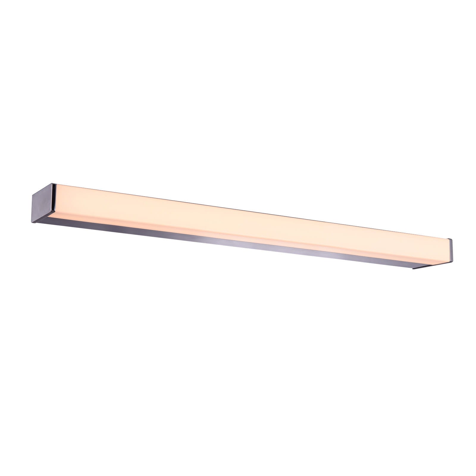 Kinkiet ścienny Minoria chromowany biały LED 9W 3000K 900lm do łazienki wym: 3,9 x 60 x 7,8 cm aluminium IP44 Italux
