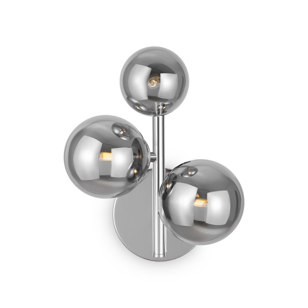 Lampa ścienna chrom, szklane kule Dallas Maytoni MOD545WL-03CH
