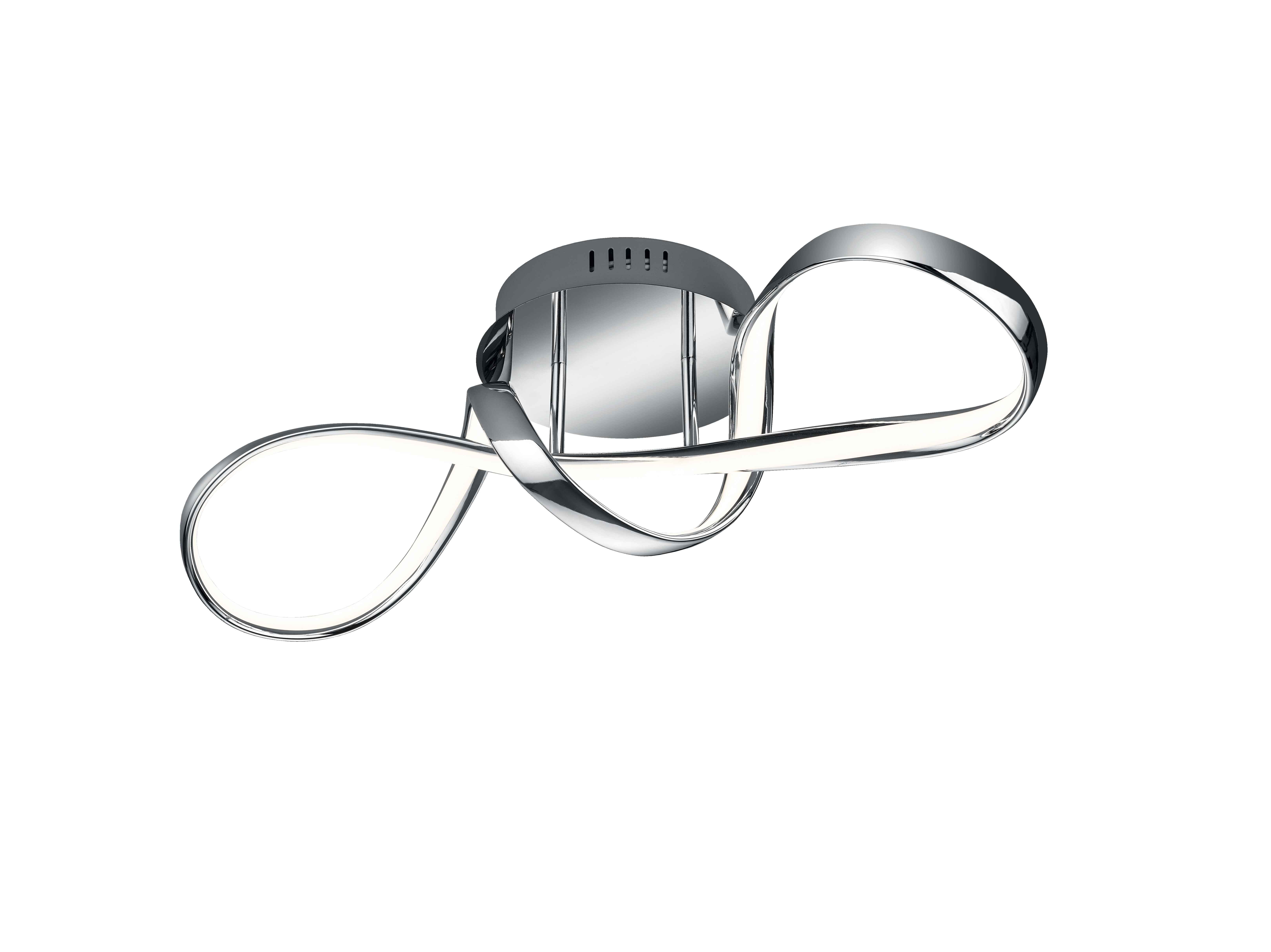 Lampa sufitowa nowoczesna wbudowany LED PERUGIA srebrny RL R67091106