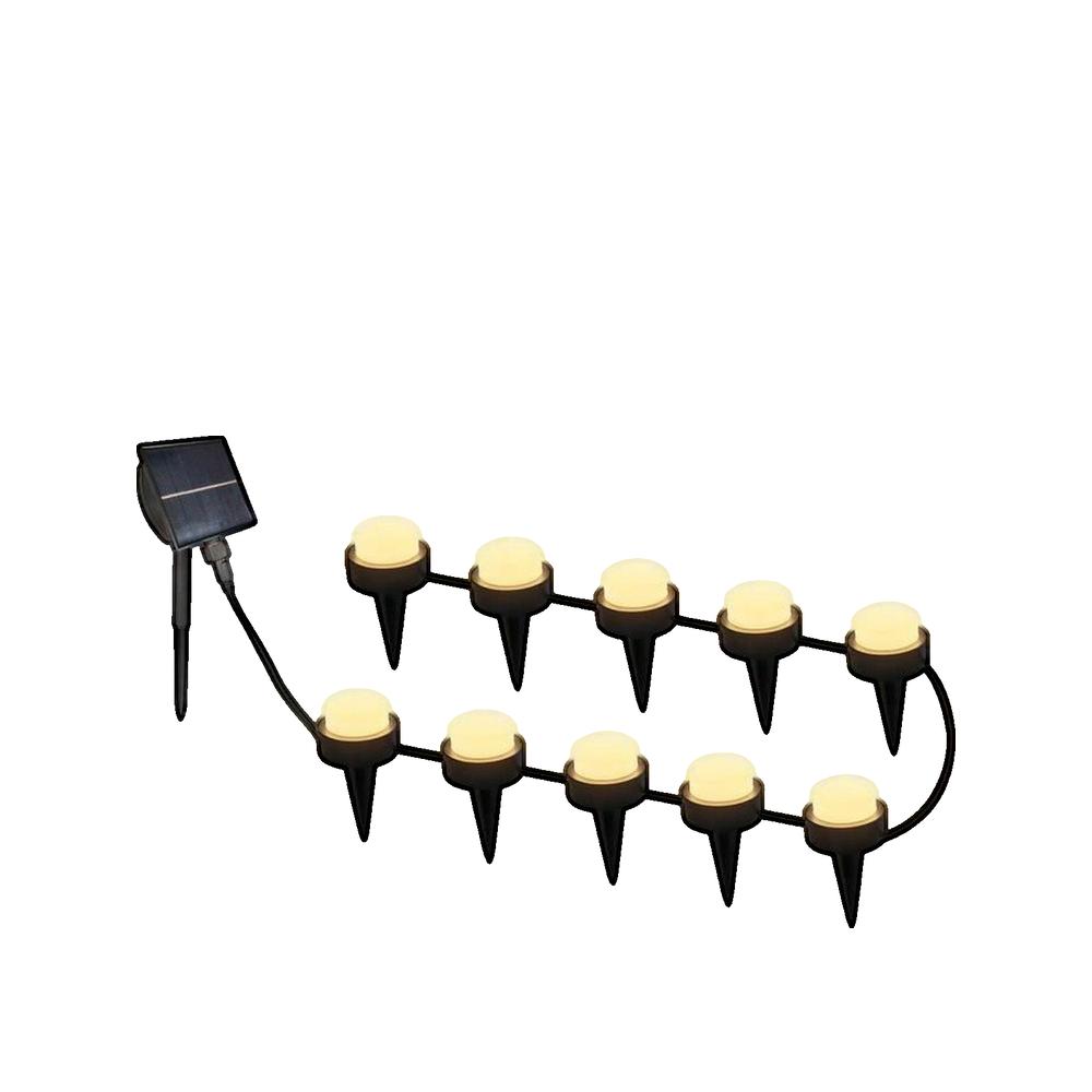10 połączonych lamp solarnych SOLIRAY 12m