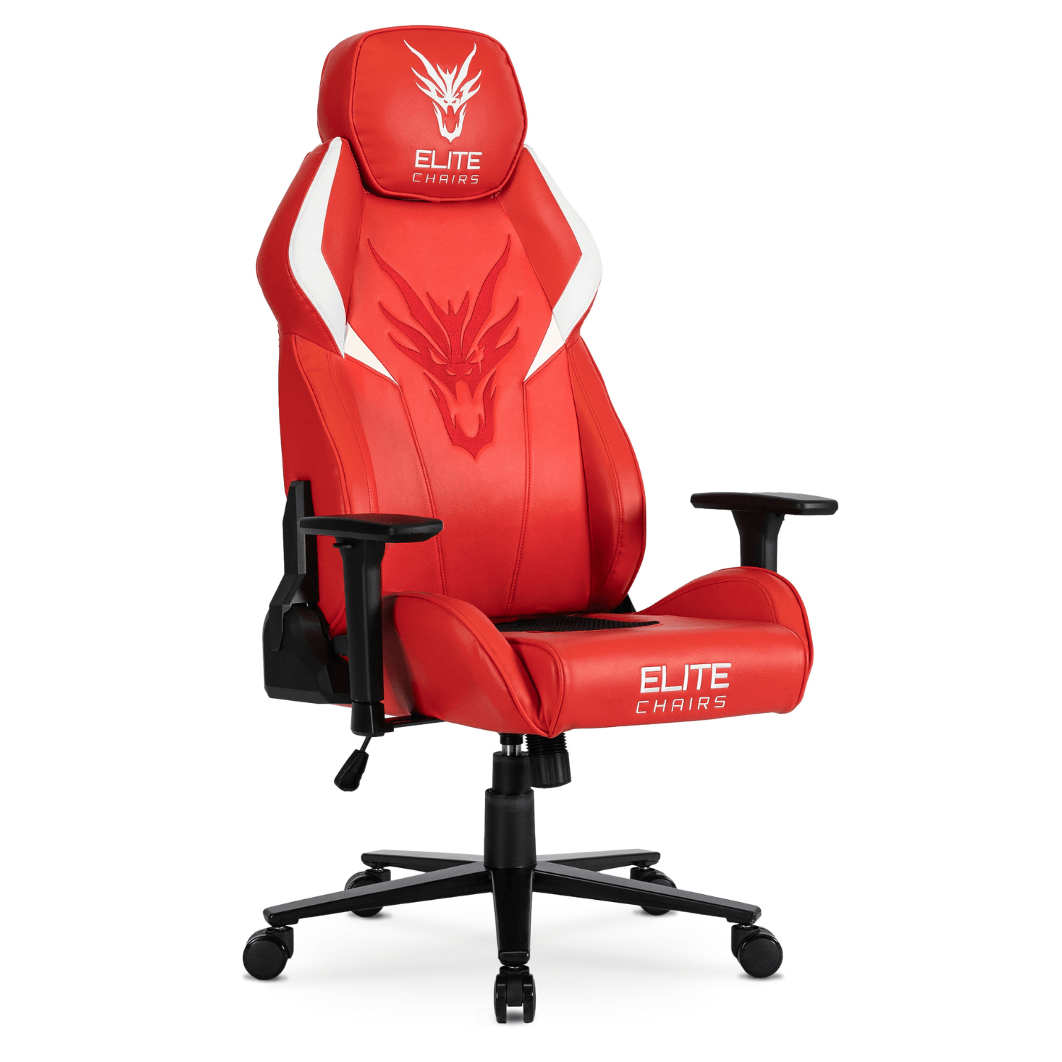 Fotel Gamingowy Obrotowy Ergonomiczny Krzesło Dragon NEXON Czerwony