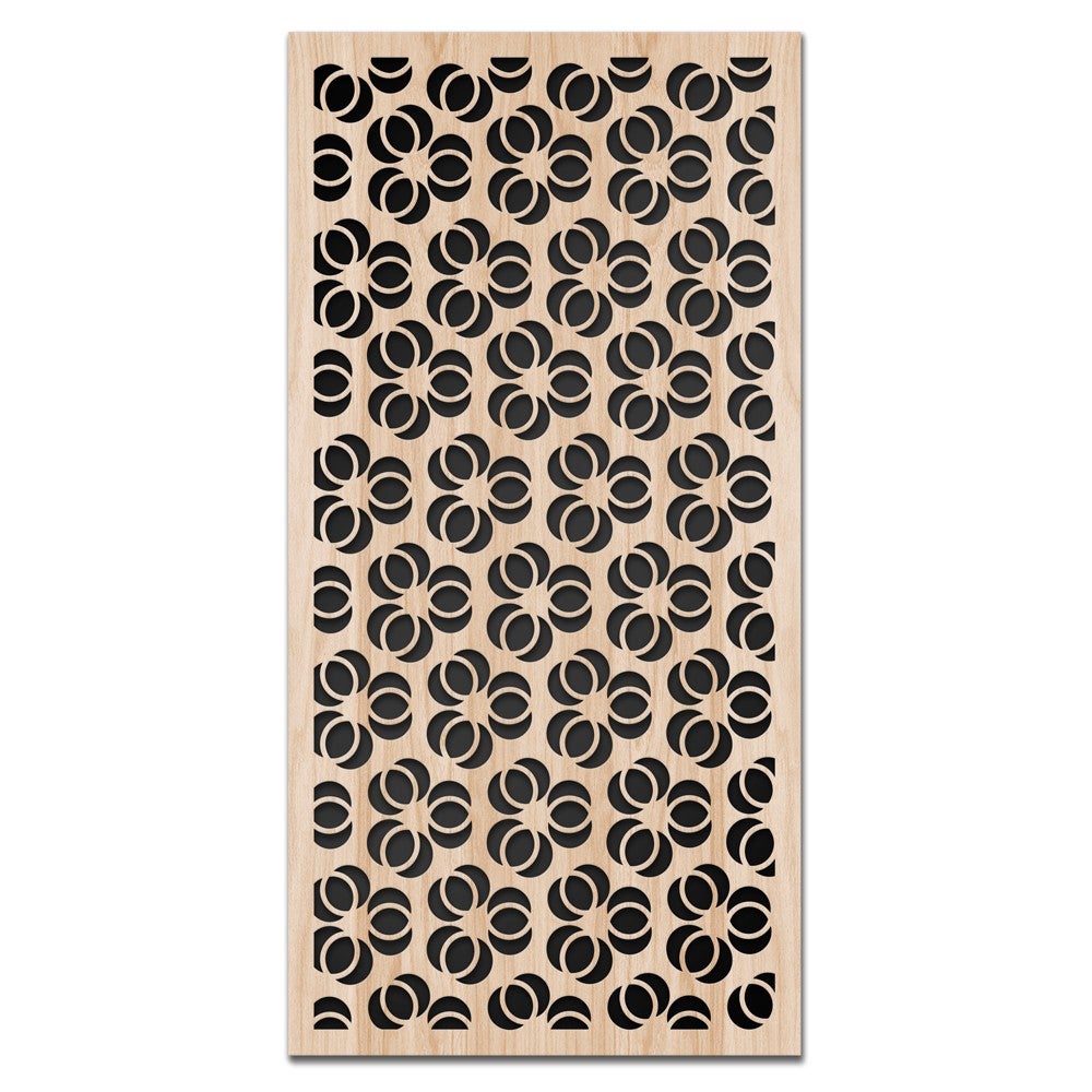 ELLIPSE - Obrazek z drewna kompozytowego i PVC wycinany laserowo, 70x140 cm