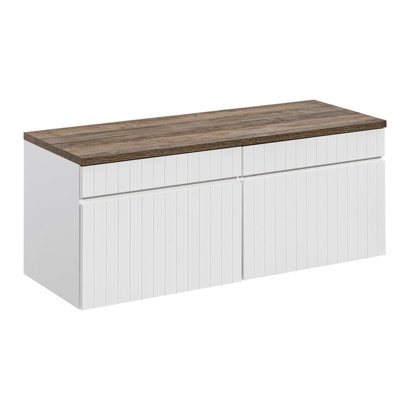 Zestaw mebli łazienkowych 120cm z blatem