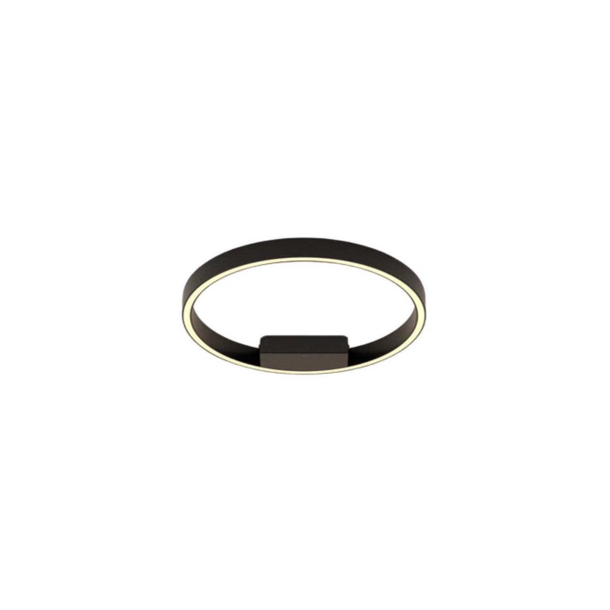 Lampa sufitowa czarna, okrągła LED Rim Maytoni MOD058CL-L25B3K