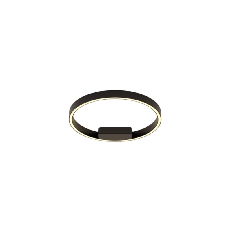 Lampa sufitowa czarna, okrągła LED Rim Maytoni MOD058CL-L25B3K