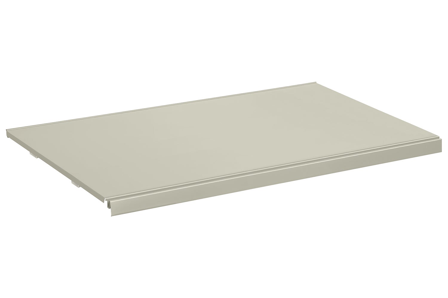 Półka do regału sklepowego metalowa 47x80cm kremowy KTD