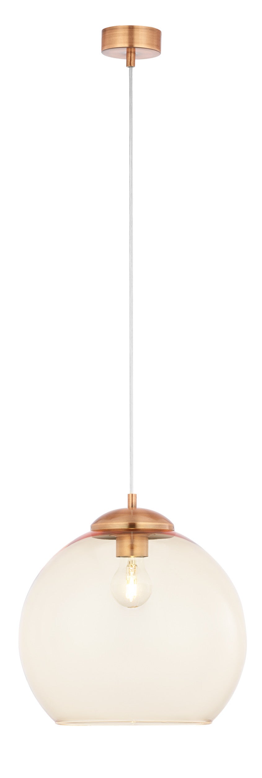Lampa wisząca ASTI Jupiter miedziana E27 80x29x29 cm 1 szt.