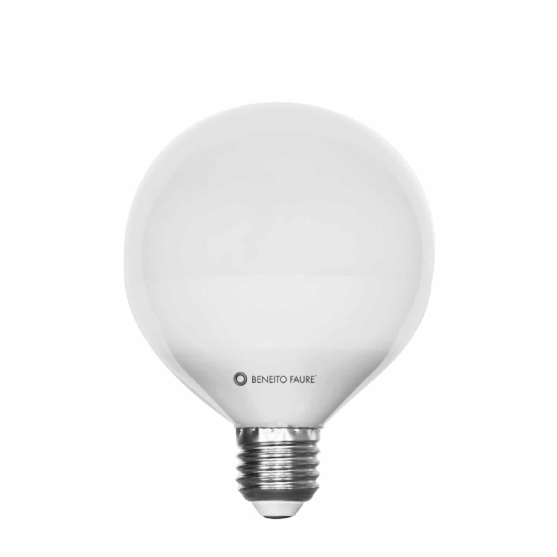 Żarówka kulista LED E27 Retrofit 10W, 360 stopni, światło naturalne, 3000K, 1130 lumenów, do oświetlenia wewnętrznego, IP40 - Beneito & Faure