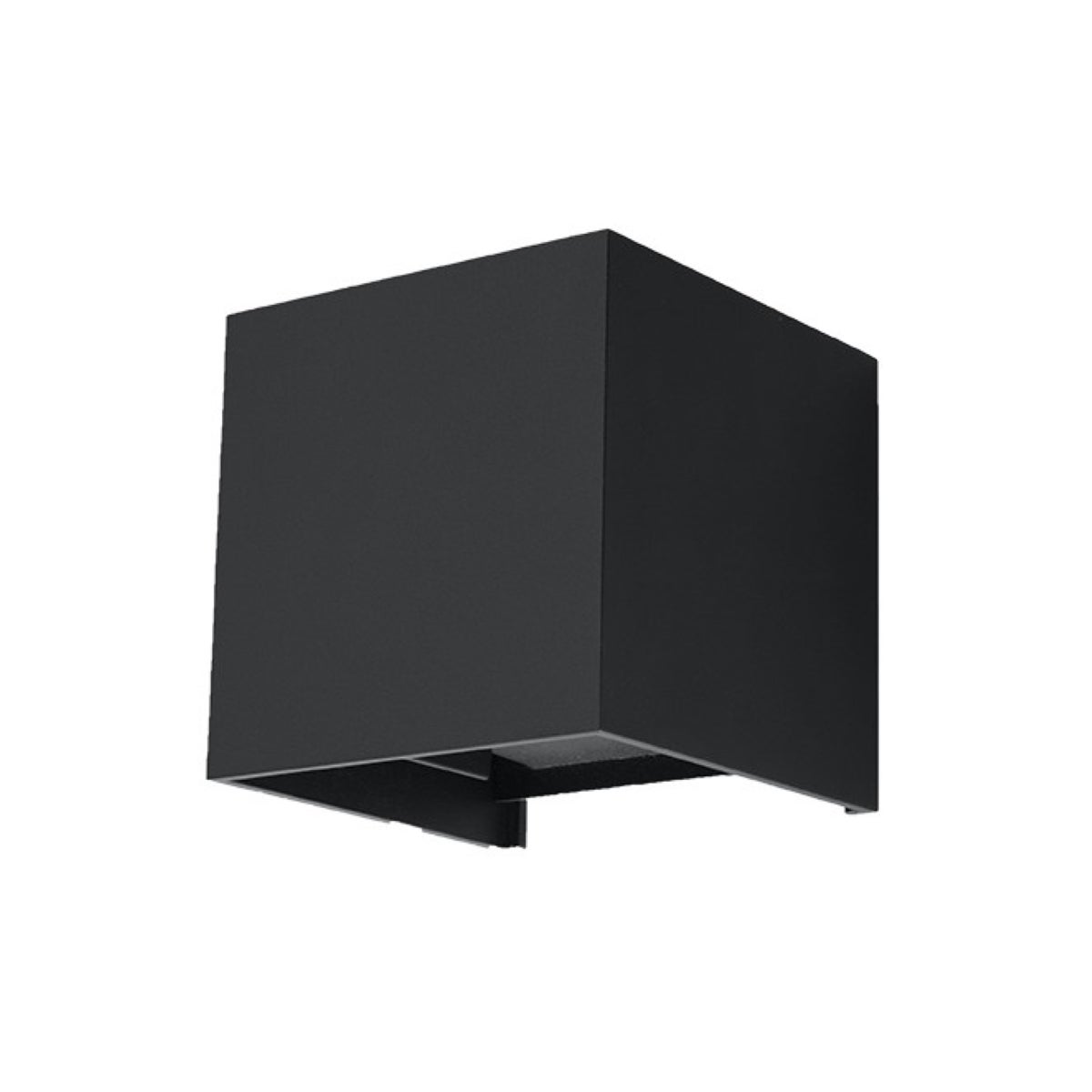 Kinkiet LED ADRIANO czarny 7W ciepła 328lm aluminium wym:10x10x10cm IP54 Pure Lume
