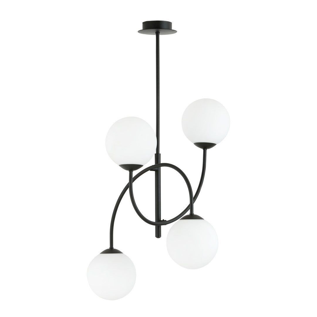 Lampa wisząca żyrandol ARCHI 4B BL OPAL Emibig 1288/4B