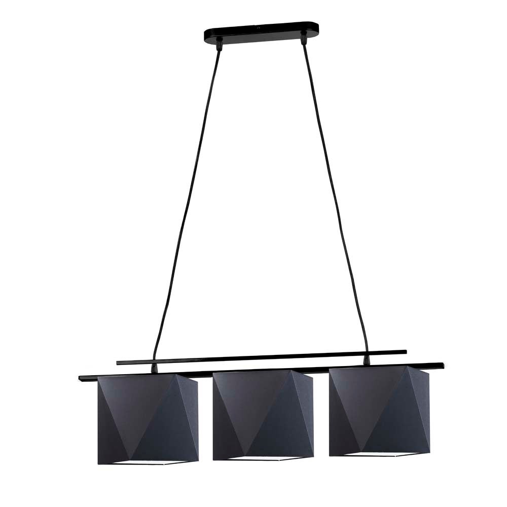 Lampa wisząca zwis żyrandol sufitowa z abażurami diament BARCELONA Z3
