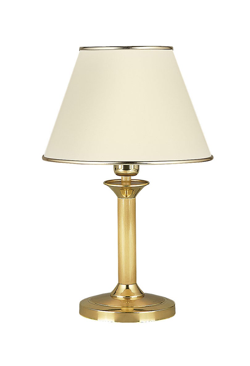 Lampka nocna Jupiter Classic złota abażur ecru 44x27x27 cm 1 szt.