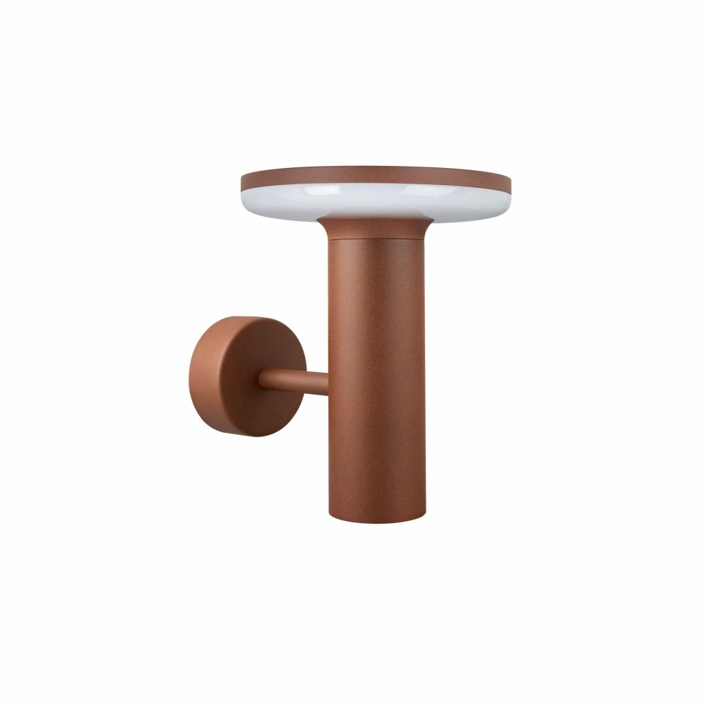 Kinkiet Mac Wall Base Corten - 12W LED CCT Switch 2700K/3200K/4000K, aluminiowy kinkiet - Beneito & Faure