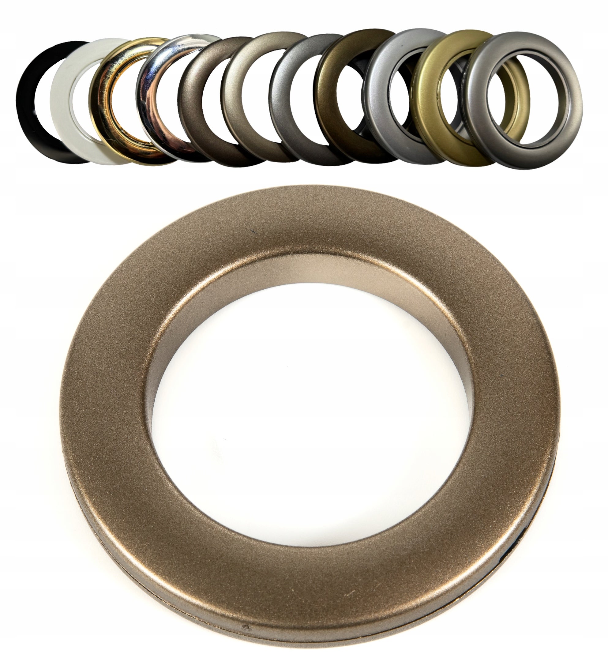 Kółko przelotka do zasłon kółka oczka plastikowe przelotka do firan zasłon 28x46mm RANPLAST
