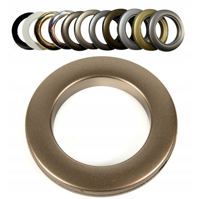 Kółko przelotka do zasłon kółka oczka plastikowe przelotka do firan zasłon 28x46mm RANPLAST