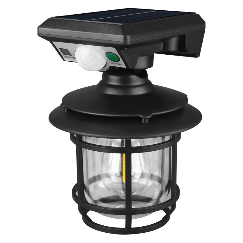 Zewnętrzna lampa ścienna solarna IP65, wodoodporna, uliczna, czujnik ruchu, oświetlenie drogowe, oświetlenie ogrodowe