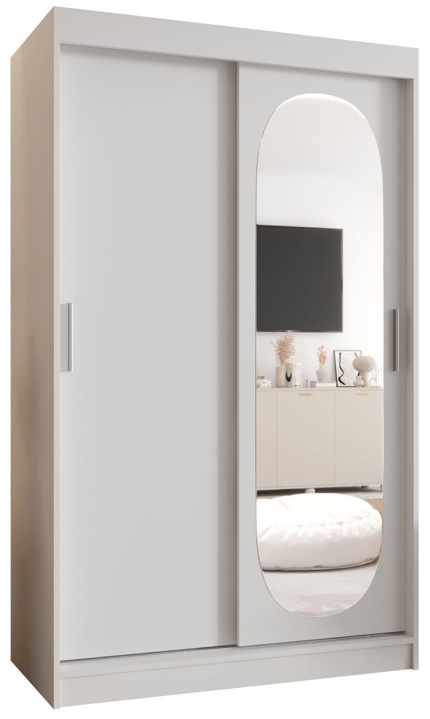 Szafa przesuwna garderoba ROYAL 120 x 62 x 200 cm Biały