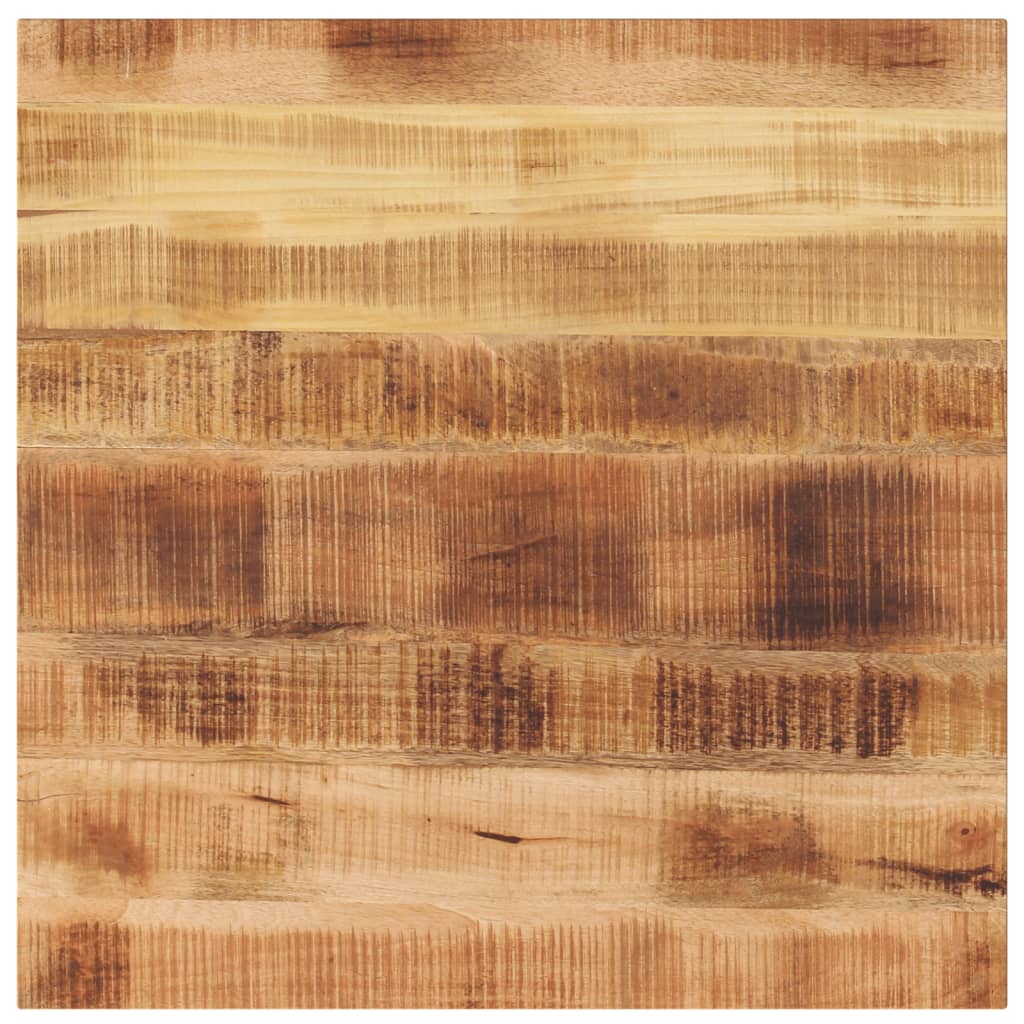 Blat Drewniany Mango Lity do Stolika Kwadratowy Surowy 80x80x3,8 cm