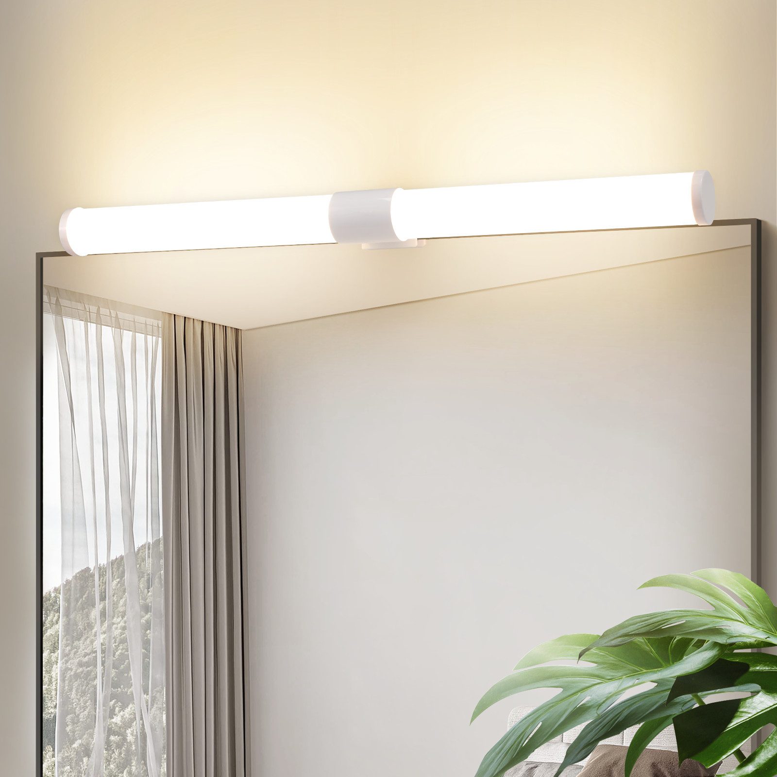 NETTLIFE Oświetlenie Lustra Łazienkowego LED 40cm 6W IP44 4000K