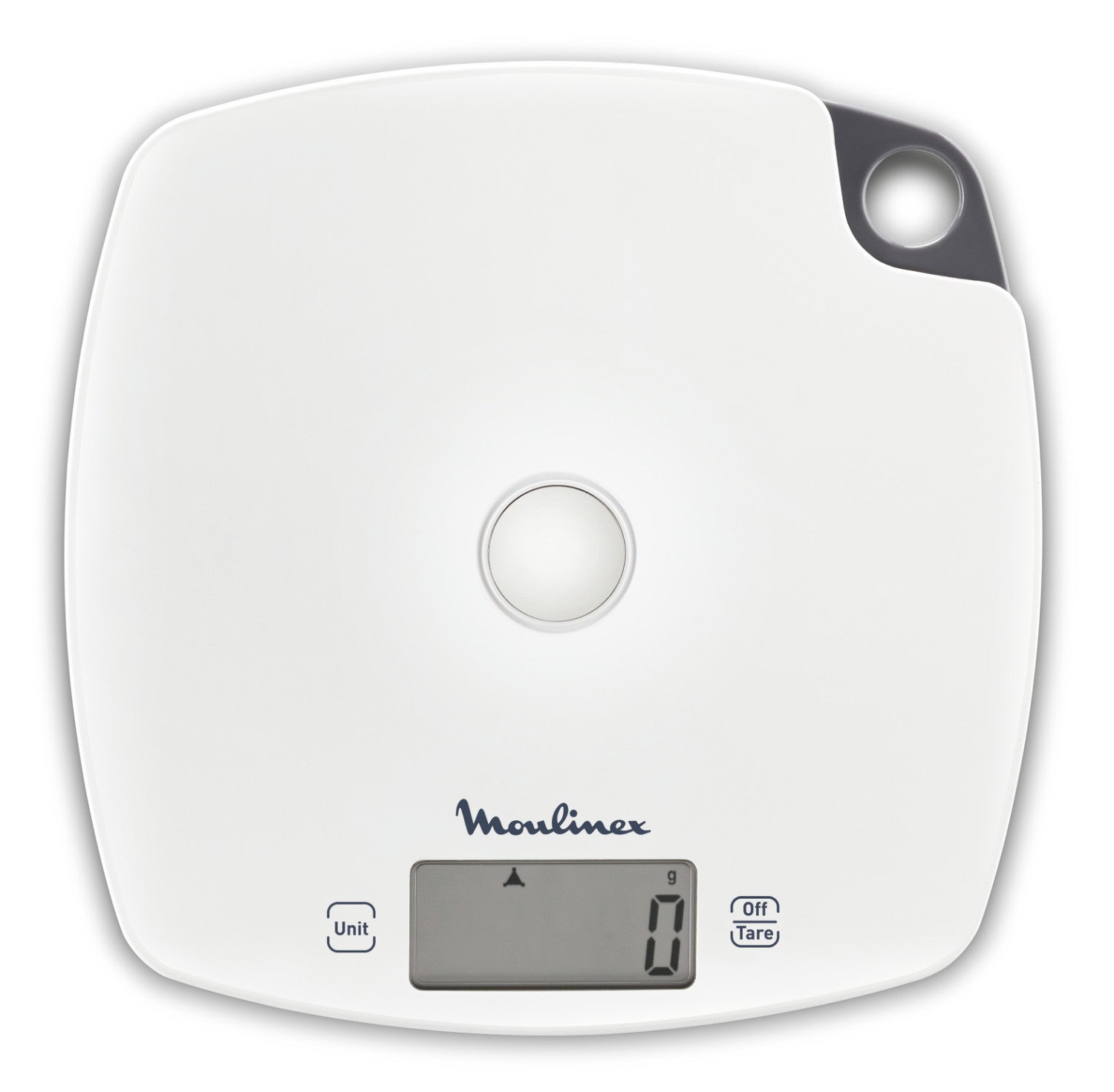 Moulinex BN1000 Szara, Biała Kwadratowa Elektroniczna Waga Kuchenna
