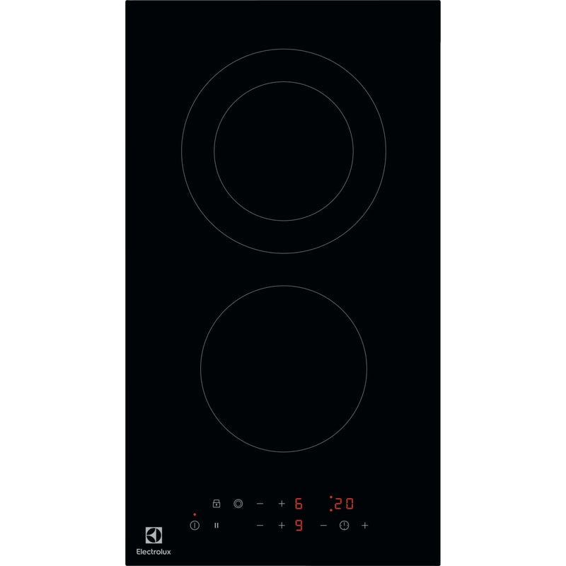 Płyta ceramiczna Electrolux Czarna 2 palniki i timer dotykowy