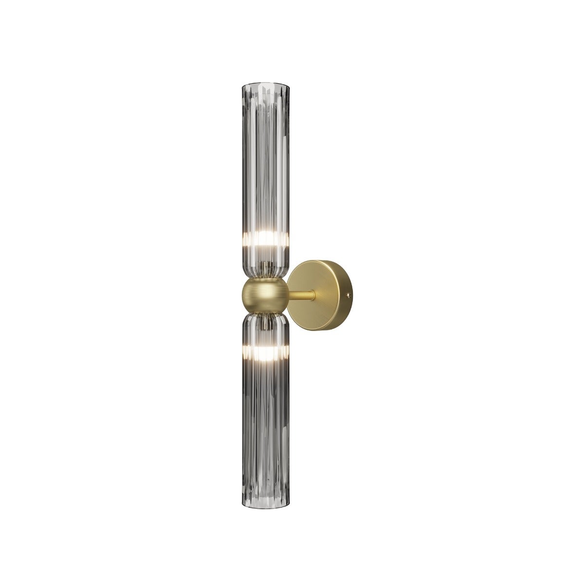 Maytoni Antic Nowoczesna lampa ścienna Up & Down Gold 2xG9 z szarym kloszem