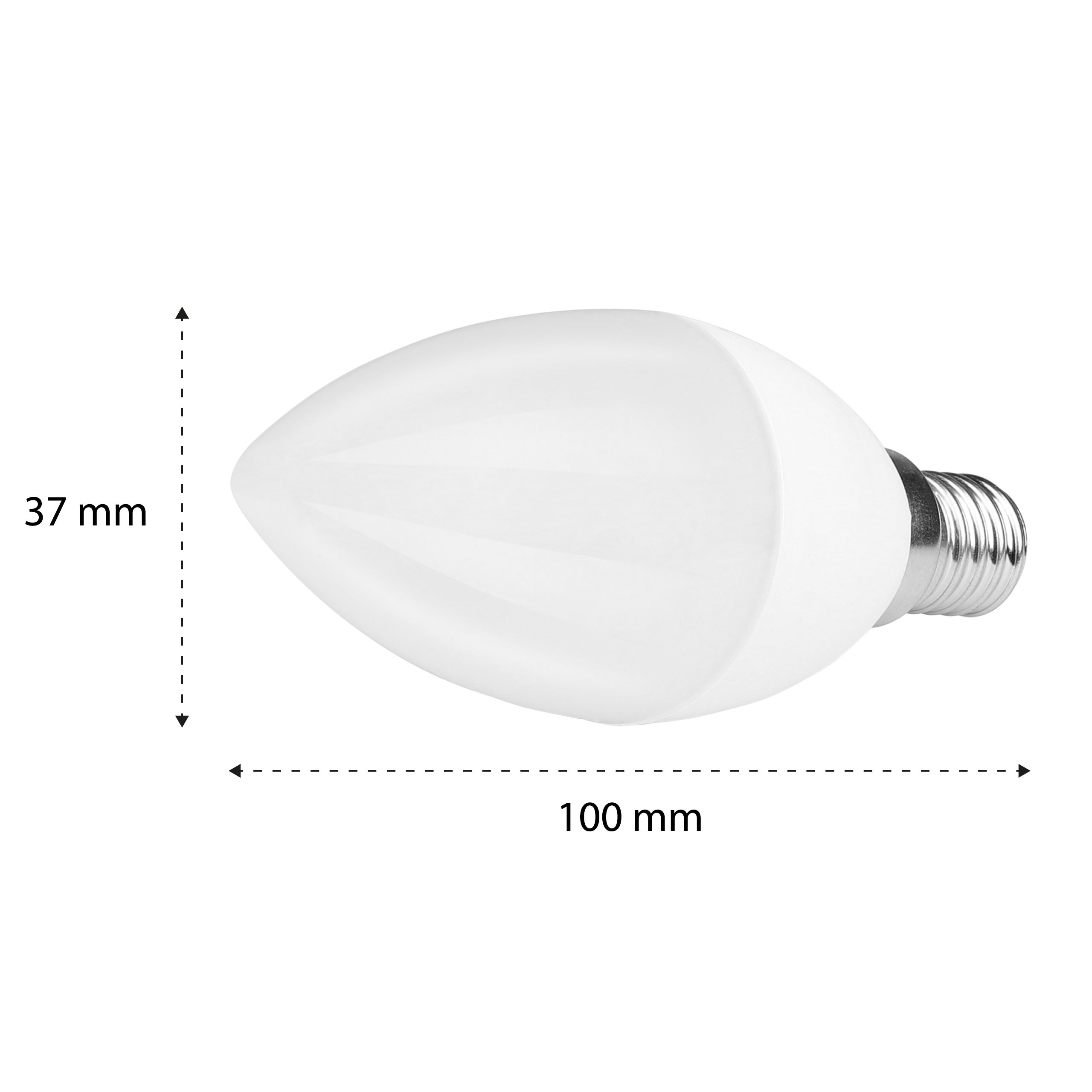 Żarówka LED E14 Vita C37 5W 2700K ciepła biel 400lm mocna MasterLED
