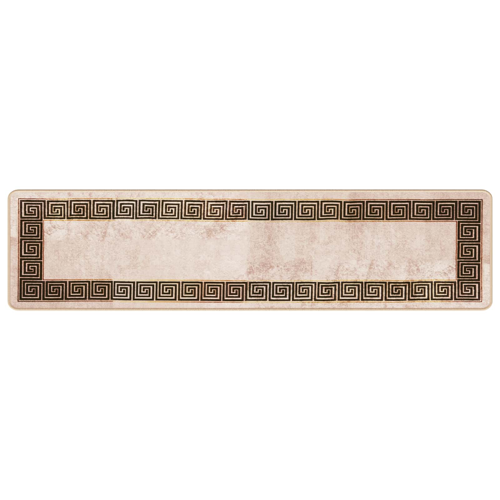 Chodnik dywanowy MARSA Czarny 50 x 200 cm Poliester i PVC