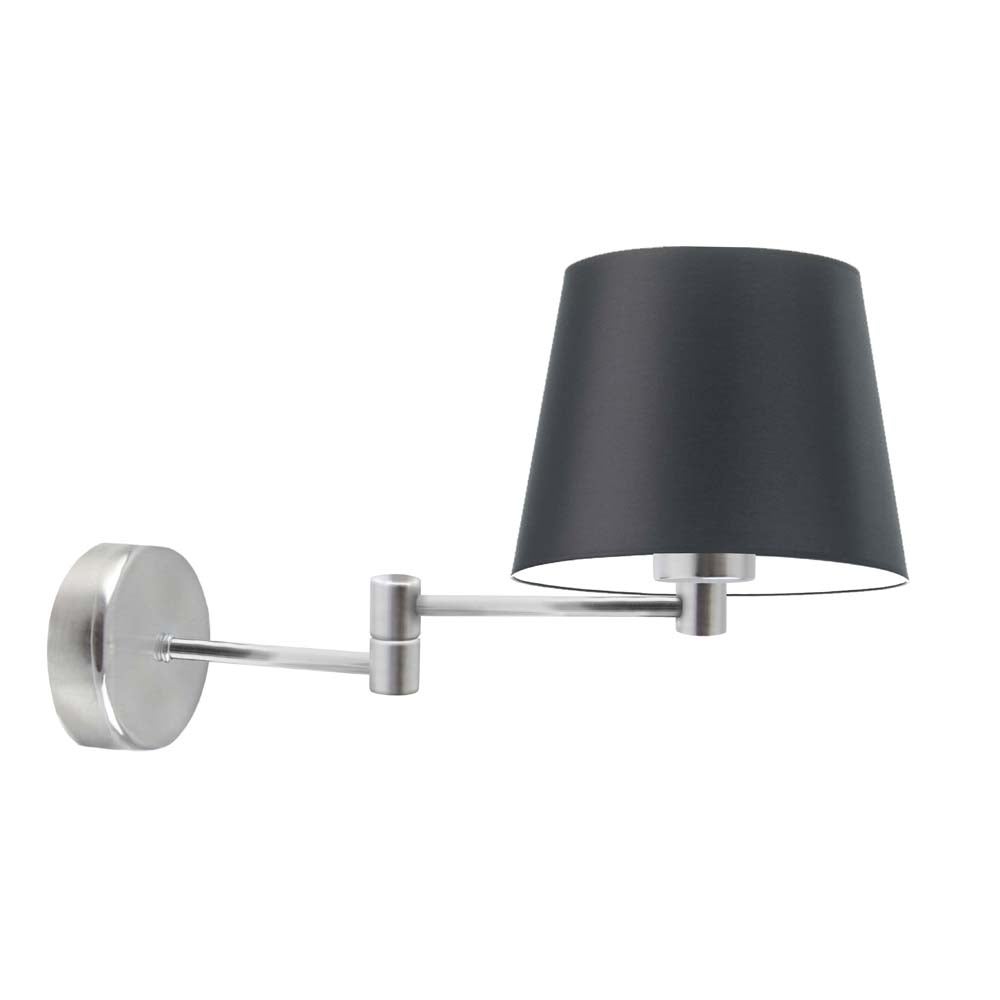 Kinkiet przegubowy lampa ścienna lampa na ścianę regulowany z abażurem stożek BLUES