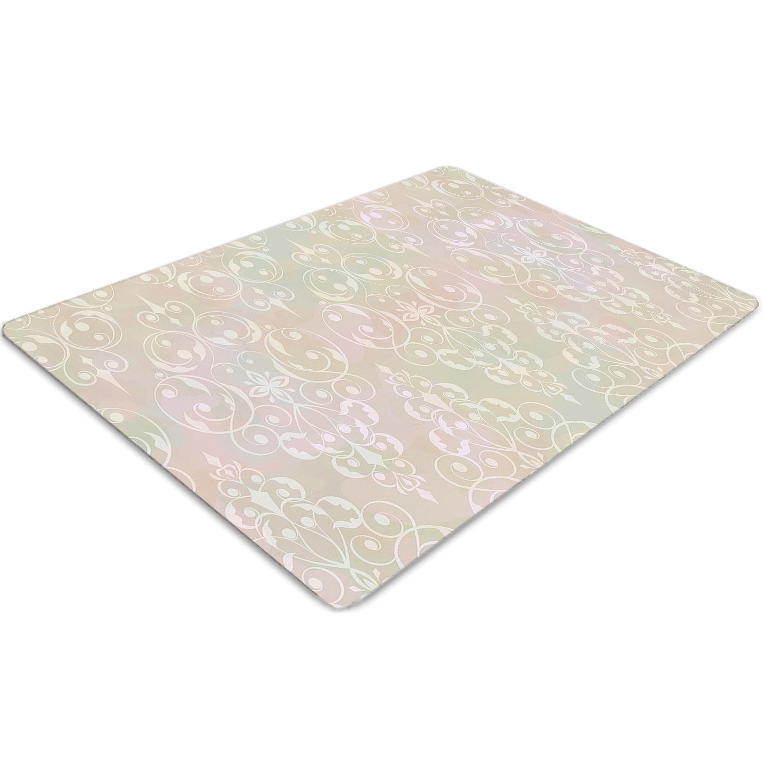 Mata ochronna podłogowa pod krzesło, Złoty wzór winogron 120x90 cm – Tulup