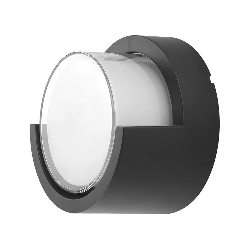 Okrągły kinkiet LED Wifi RGBW 12W IP54 z Osłonką - SILUMEN