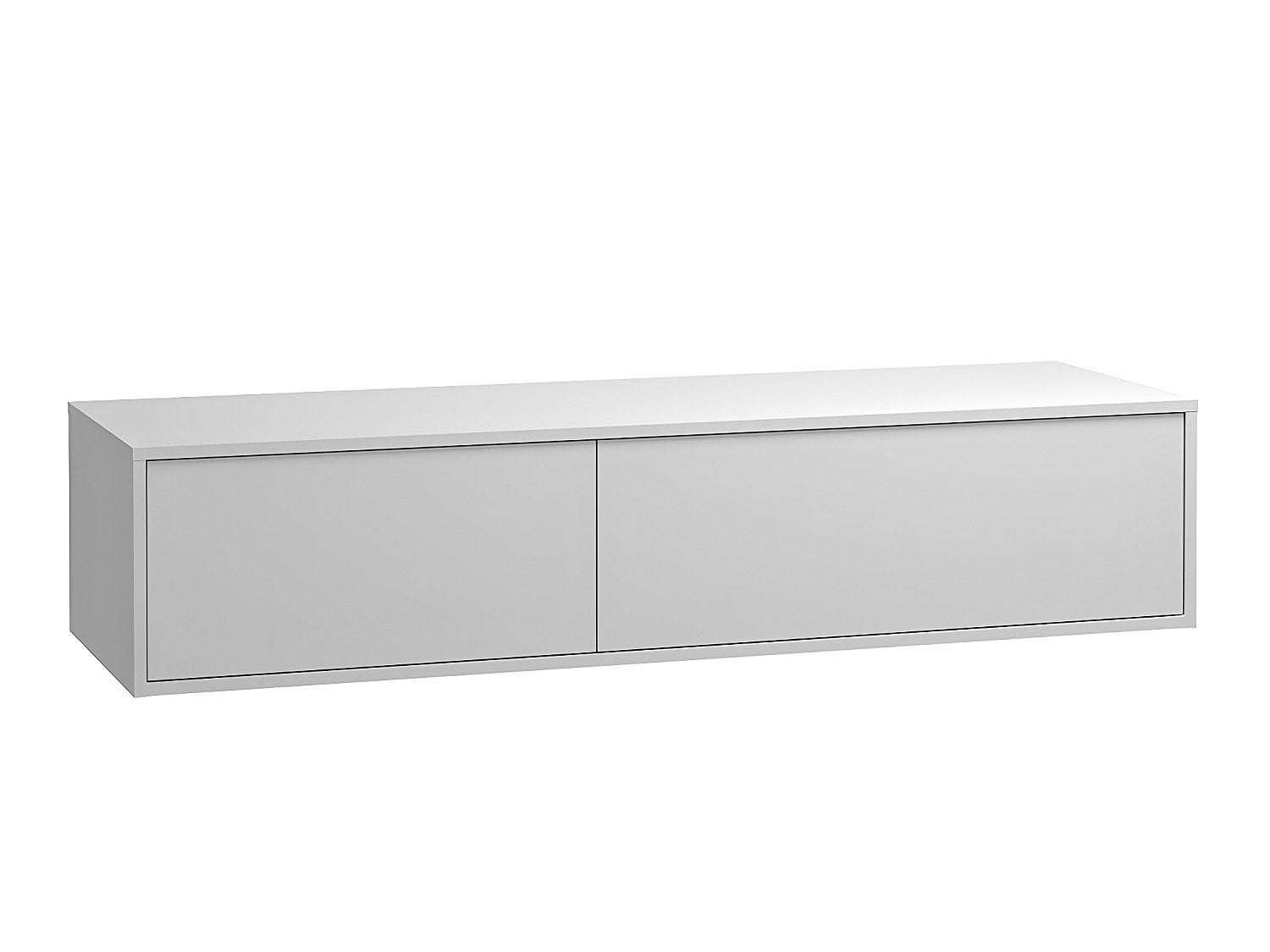 Szafka łazienkowa wisząca pod umywalkę - Biały - szer. 150 cm - ISAURE II