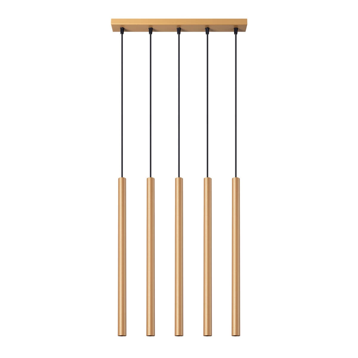 Lampa wisząca tuba złota pięciopunktowa PASTELO 5xG9 8W SL.1173 Sollux Lighting