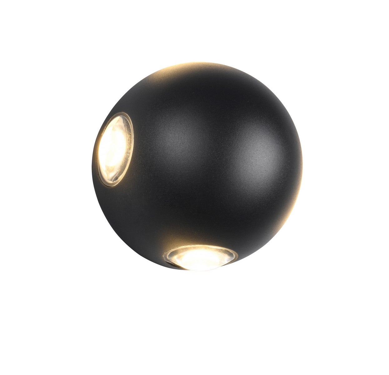 Kinkiet zewnętrzny LED AVISIO 2W aluminium czarny matowy wym:10,5x10,5x10,5cm IP54 Trio