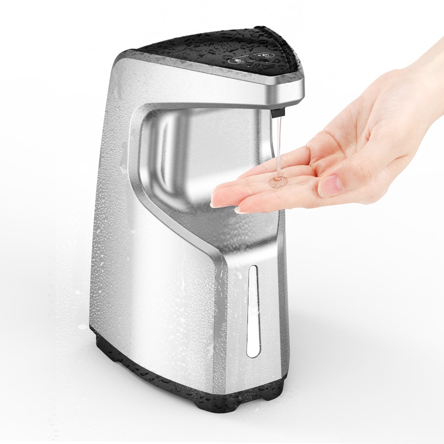 Ten automatyczny, bezdotykowy dozownik mydła ma pojemność 450 ml, czujnik podczerwieni i cztery poziomy dozowania. Nadaje się do: