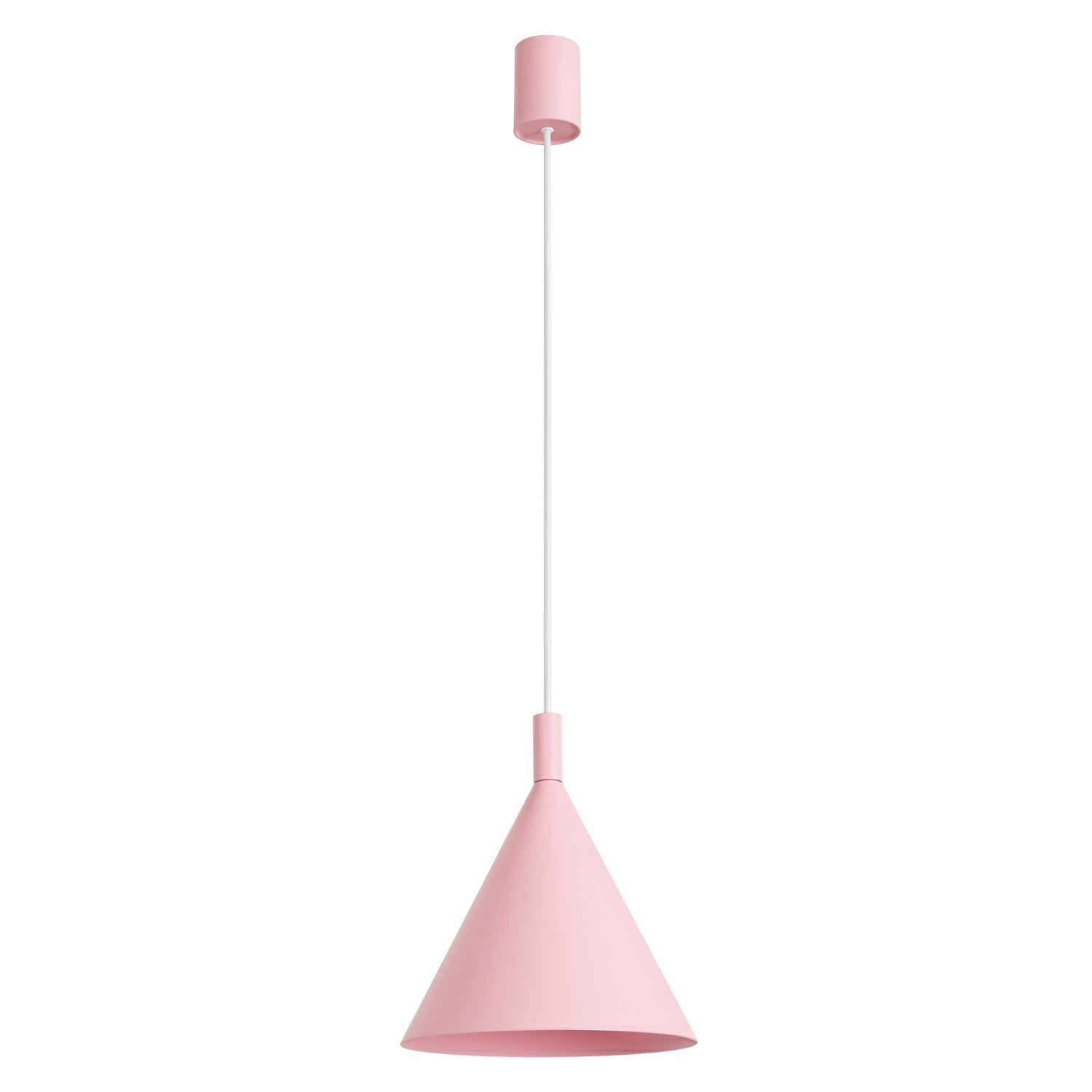 Sollux Nox 25cm Lampa ścienna kopułowa różowa 1x E27
