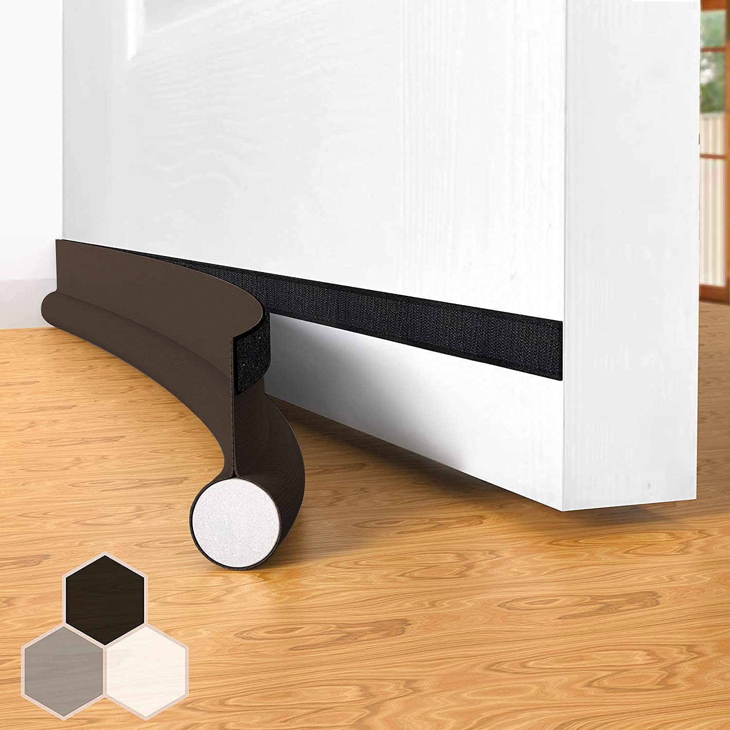 Samoprzylepna uszczelka do drzwi chroniąca przed wiatrem uszczelka pod drzwi izolująca wiatru ochrona przed warunkami atmosferycznymi dźwiękoszczelna