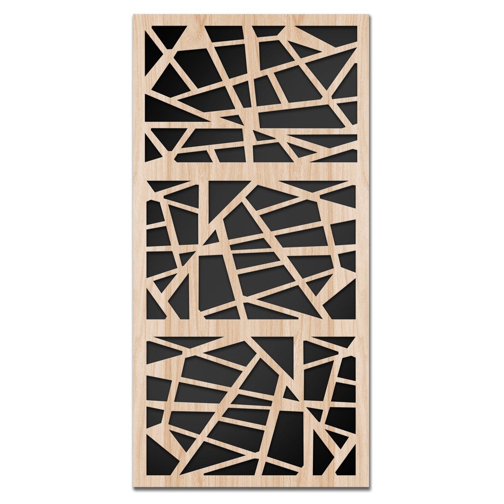 PRZEKĄTNA - Obrazek do mebli z drewna kompozytowego i PVC cięty laserowo, 50x100 cm