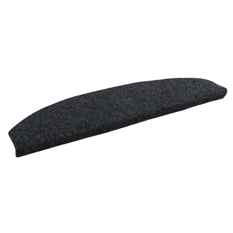 Samoprzylepne maty na schody 15 pcs Czarny 80 x 24,5 x 3,5 cm vidaXL