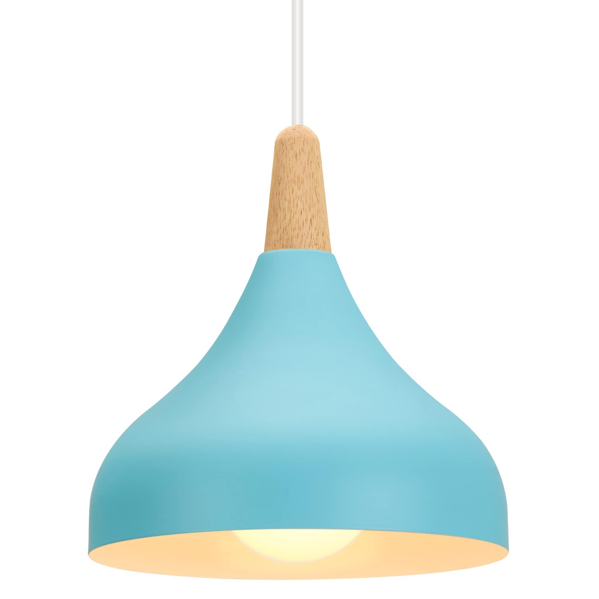 Lampa wisząca w stylu retro, nowoczesna lampa sufitowa w kształcie łezki, metalowa lampa wisząca E27 do sypialni, jadalni, kuchni, Ø