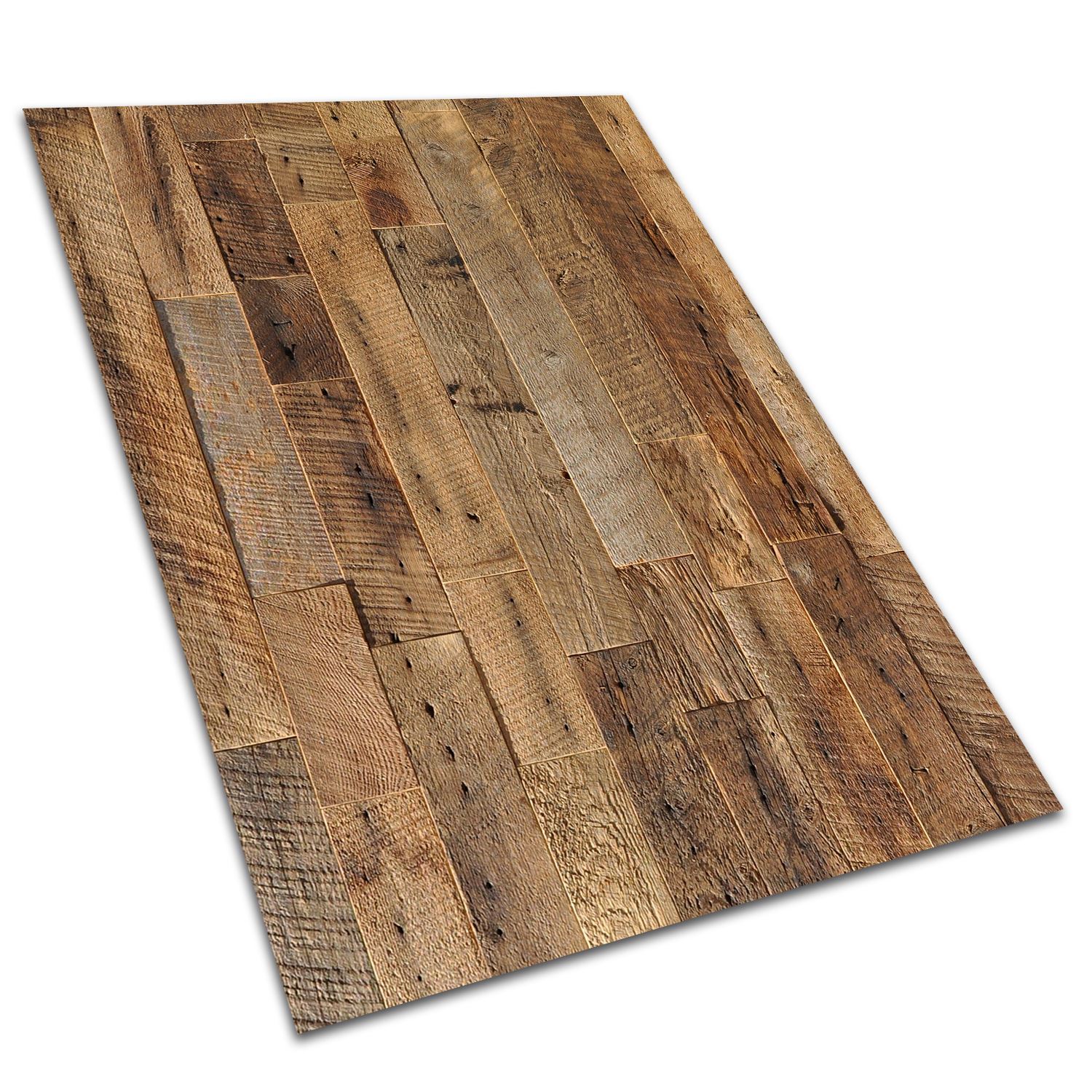 Dywan winylowy krótkie deski naturalny styl chodnik PCV dekoracyjny 120x180 cm – Tulup