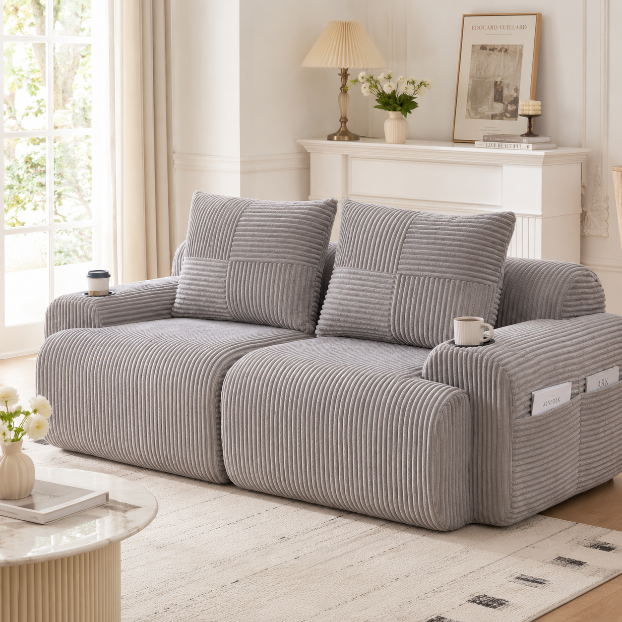 Sofa 200 x 99 x 80 cm, do salonu, do codziennego użytkowania, funkcjonalny element wyposażenia, praktyczny wybór do domu