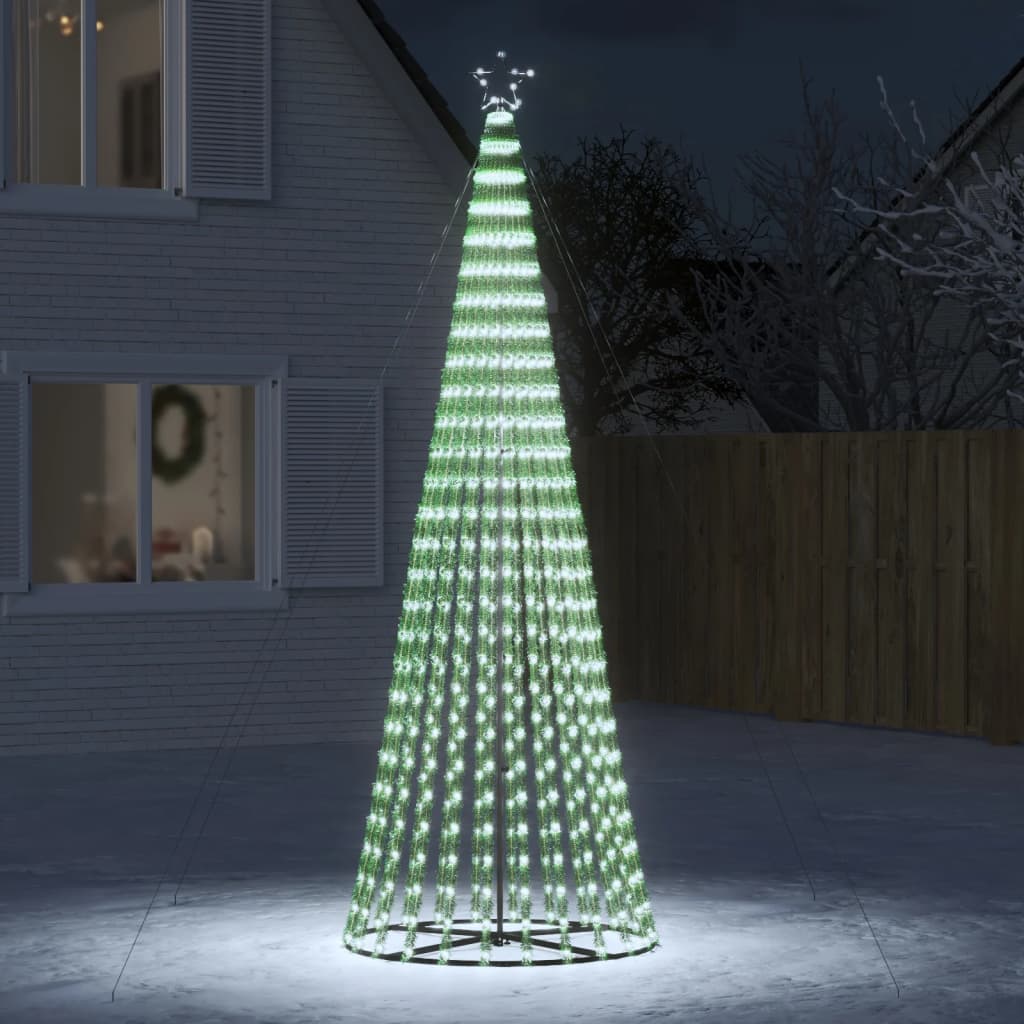 Choinka LED 688 LED Zimna biel 300 cm vidaXL