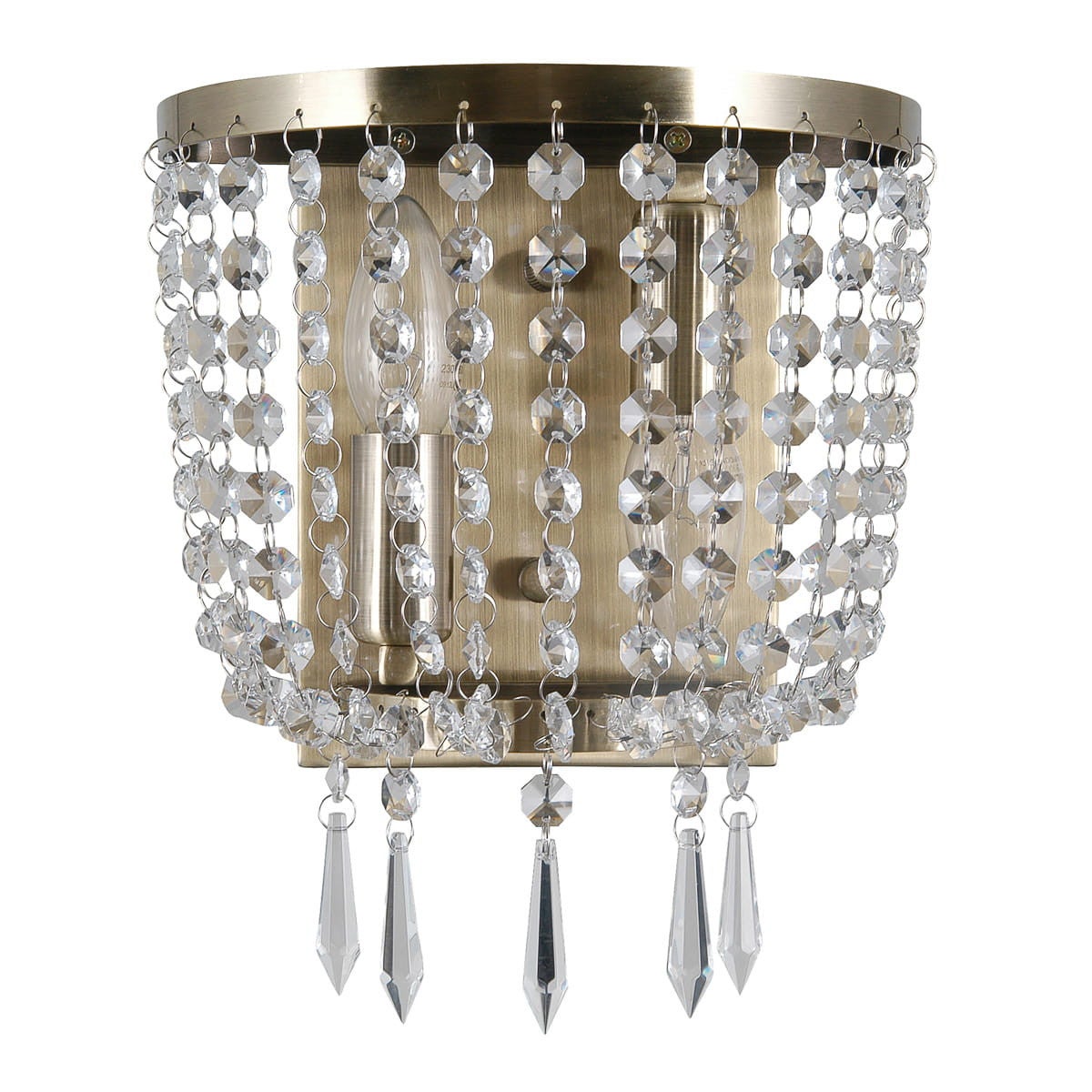 Kinkiet Cortina złoty 2xE14x15W metal wym:25x13x13cm IP20 Italux