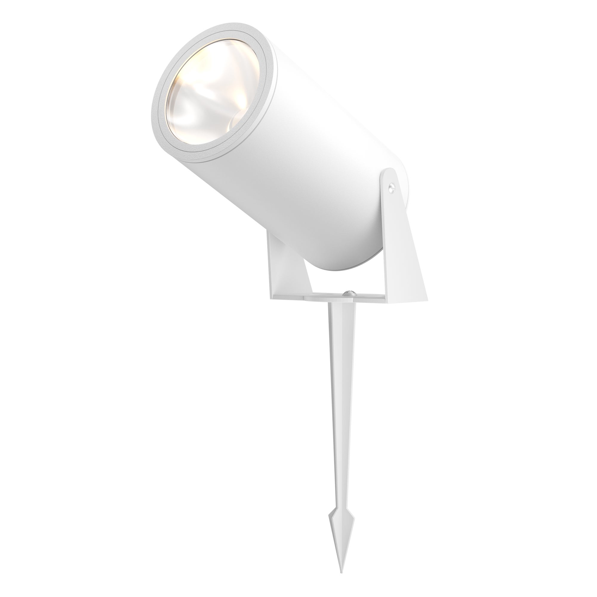 Lampa gruntowa wbijana Bern biała LED 30W 3000K 2800lm IP65 wym: 26,7 x 13 x 23 cm aluminium Maytoni