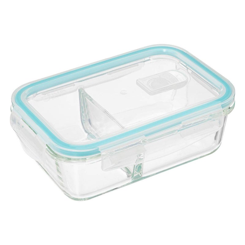 POJEMNIK NA LUNCH SZKLANY z przegródką 750ml